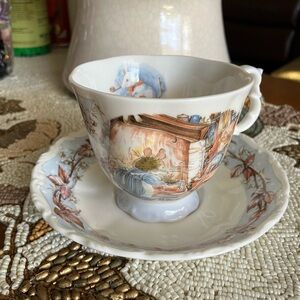 ROYAL DALTON “WINTER” CUP SAUCER THE BRAMBLY HEDGE COLLECTION MINT🐭🐁 🐾🌨️